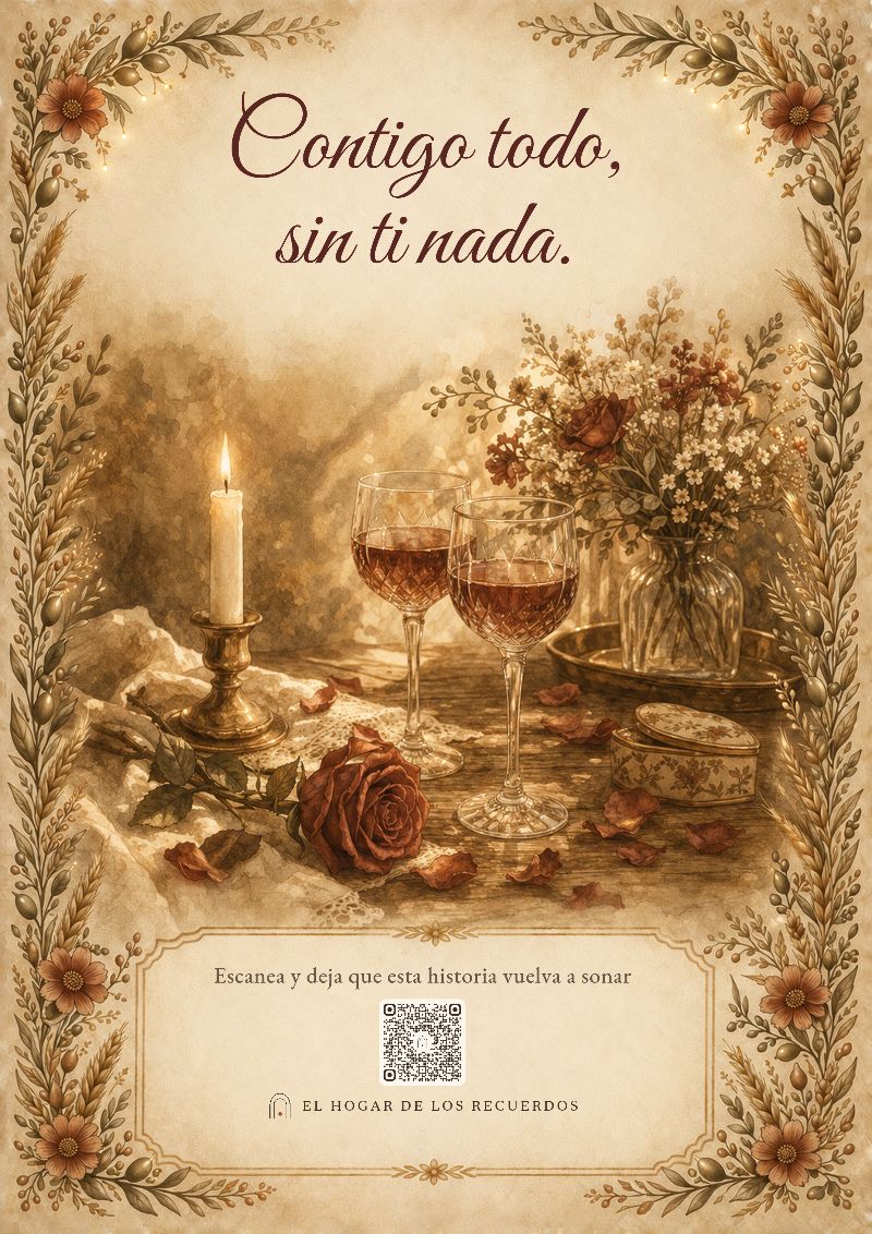 Lámina de la historia Contigo todo