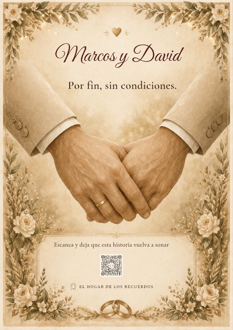 Lámina de la historia Marcos y David